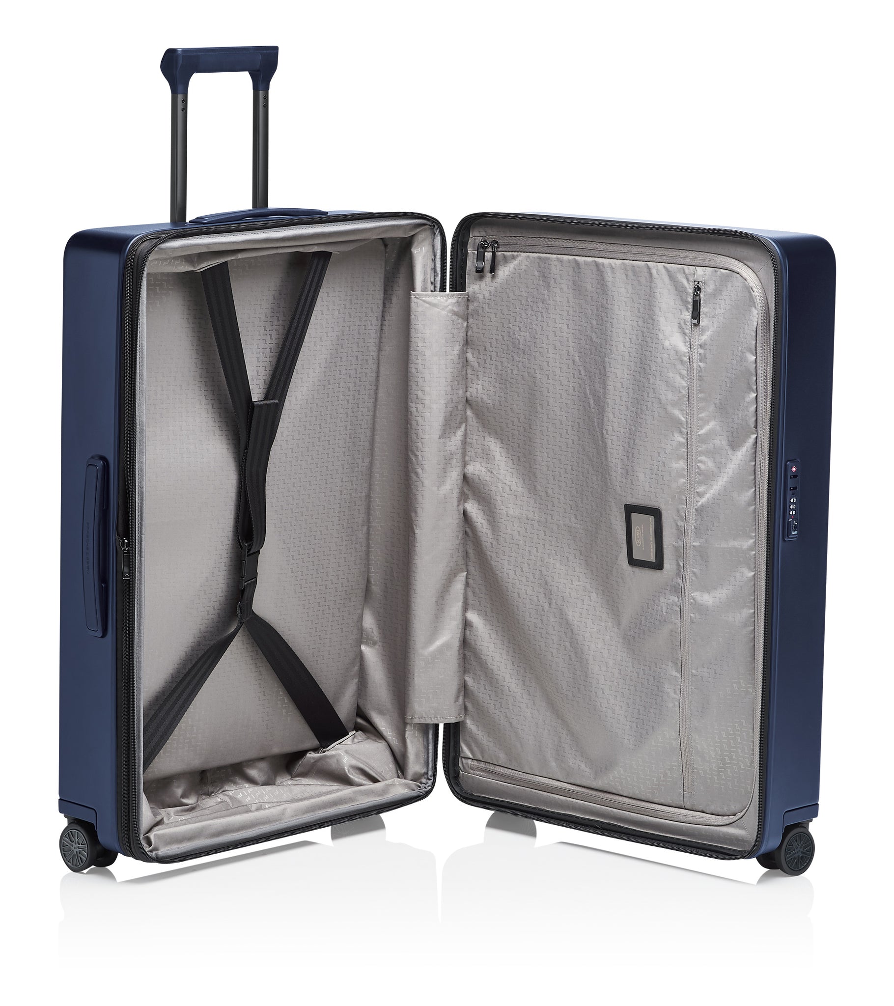 Roadster Hardcase 4W Trolley L blue matt