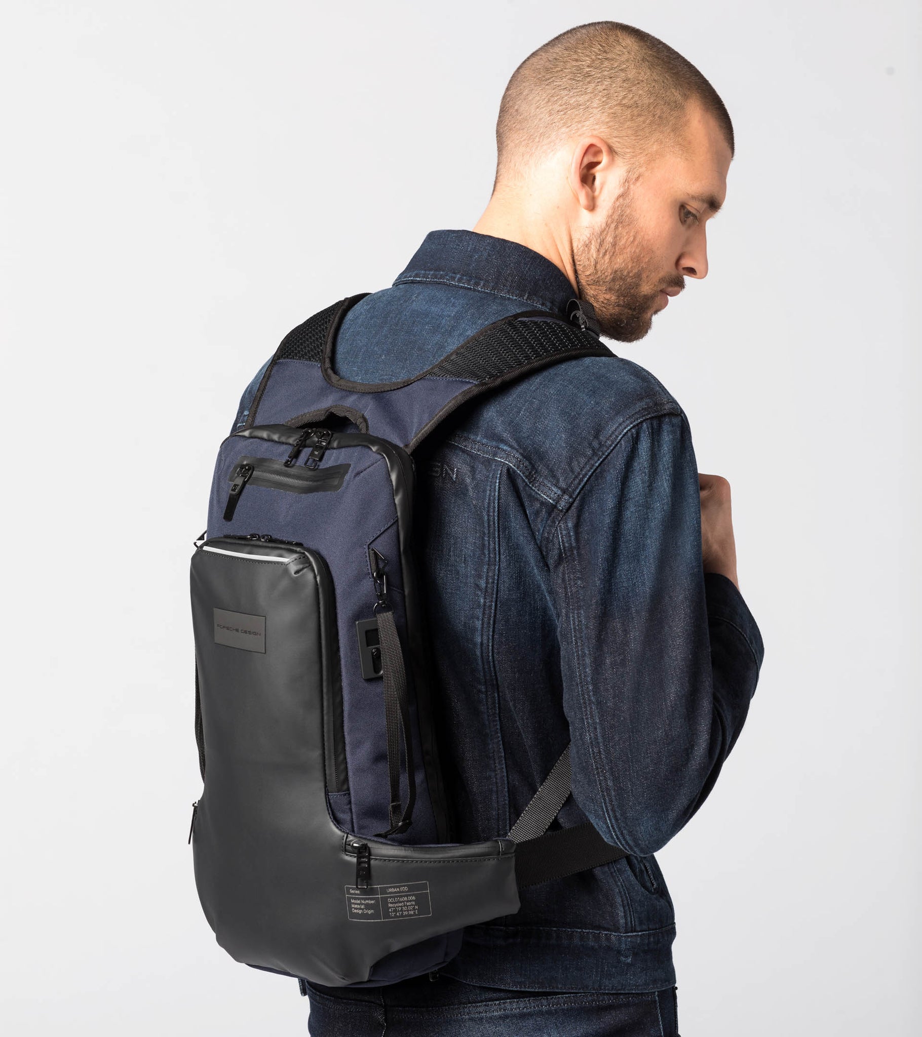 UrbanEco Cycling Backpack blue