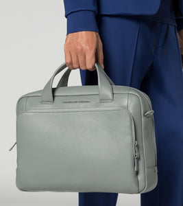 Roadster Leather Briefcase S grey