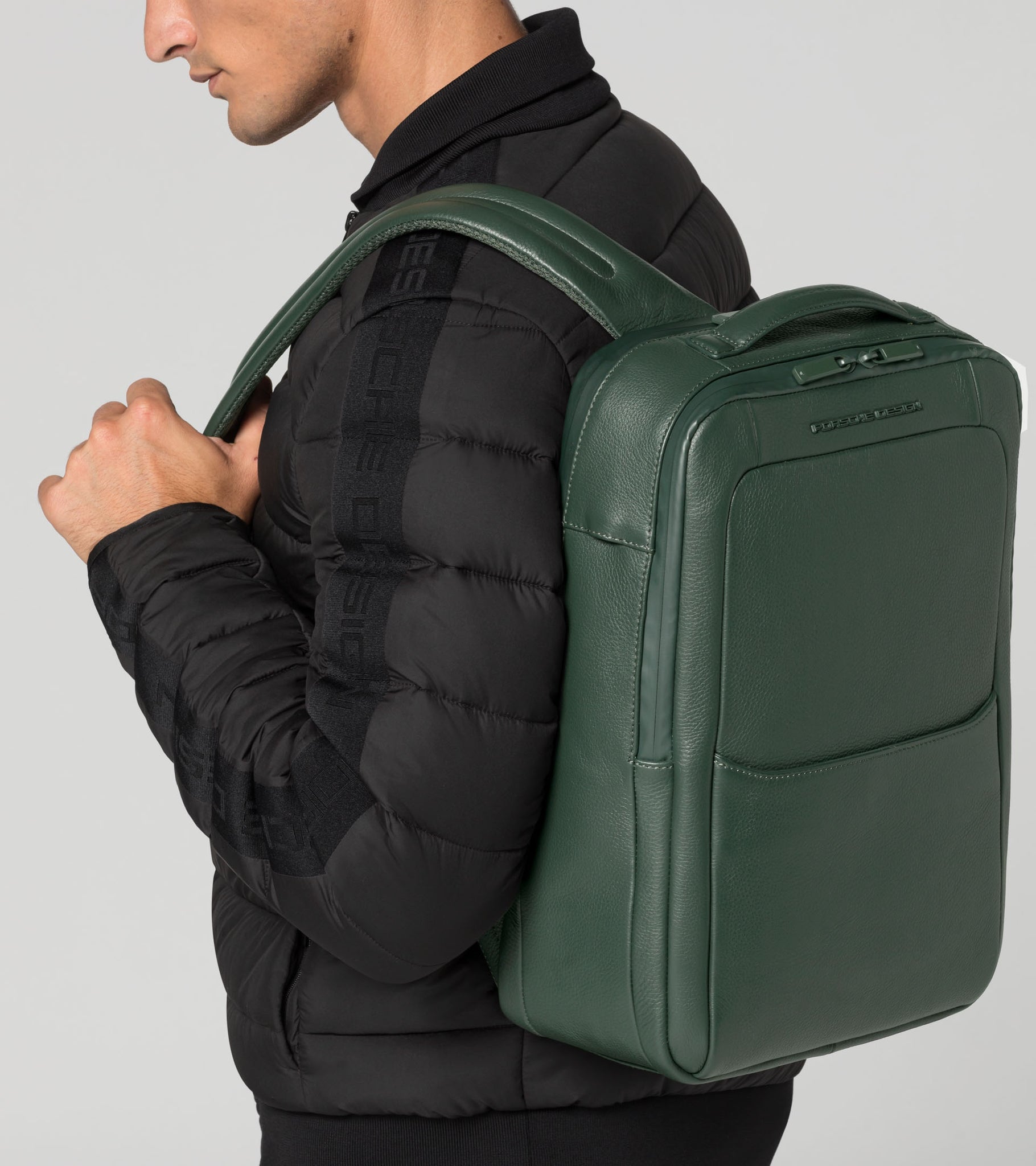 Roadster Leather Backpack S1 darkgreen